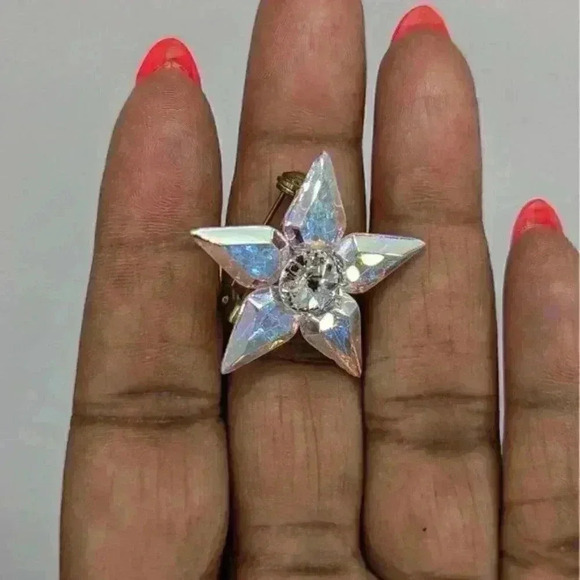 Aurora Boreallis Star Pin Brooch Pin EUC - Picture 3 of 6